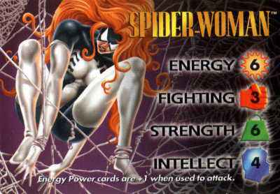 Spider-Woman 4-Grid Character Card